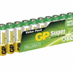 Baterii alcaline GP 1.5V AAA 10 buc Baterii alcaline GP 1.5V AAA 10 buc